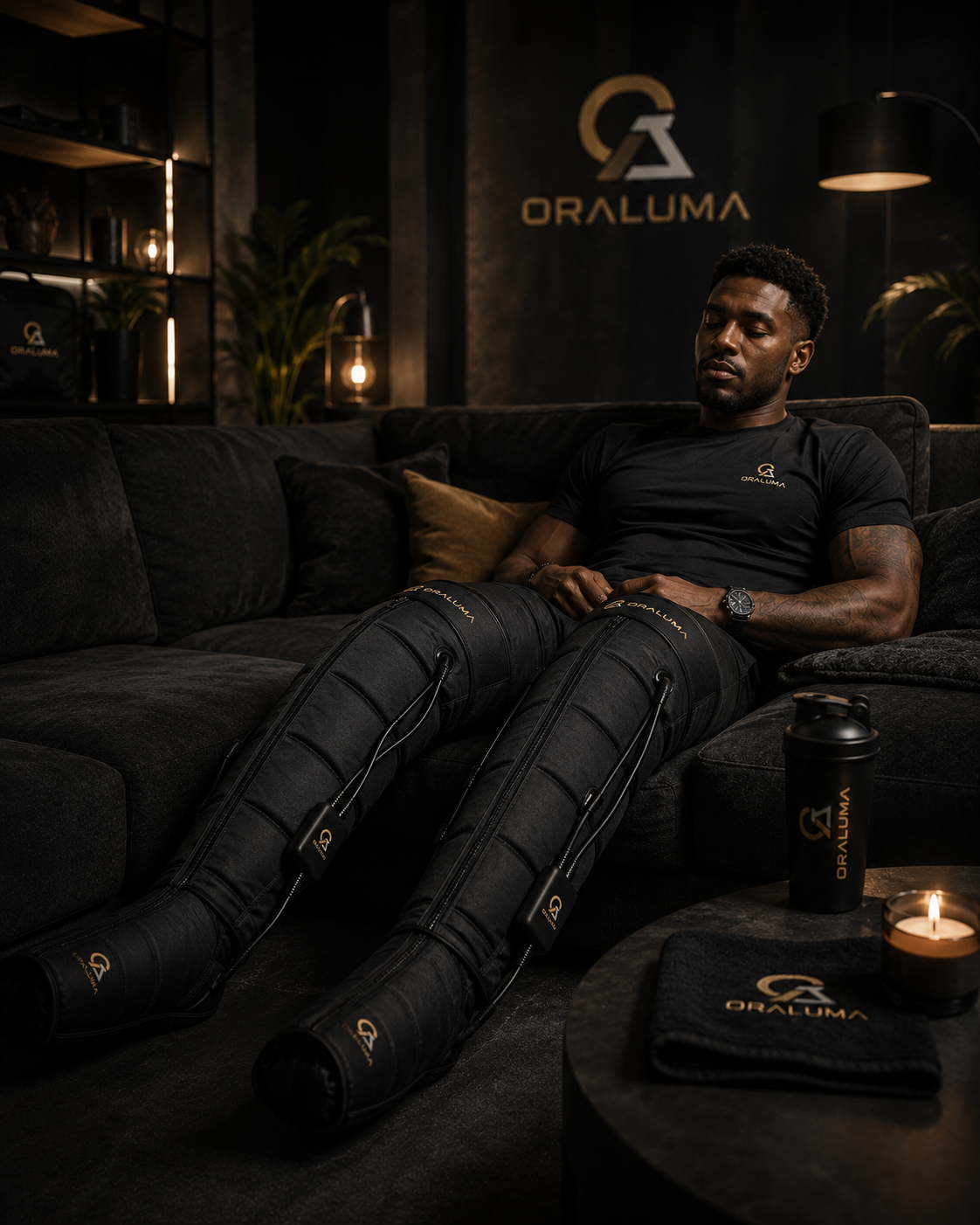 Bottes Pressothérapie ORALUMA™ — Récupération Musculaire Complète